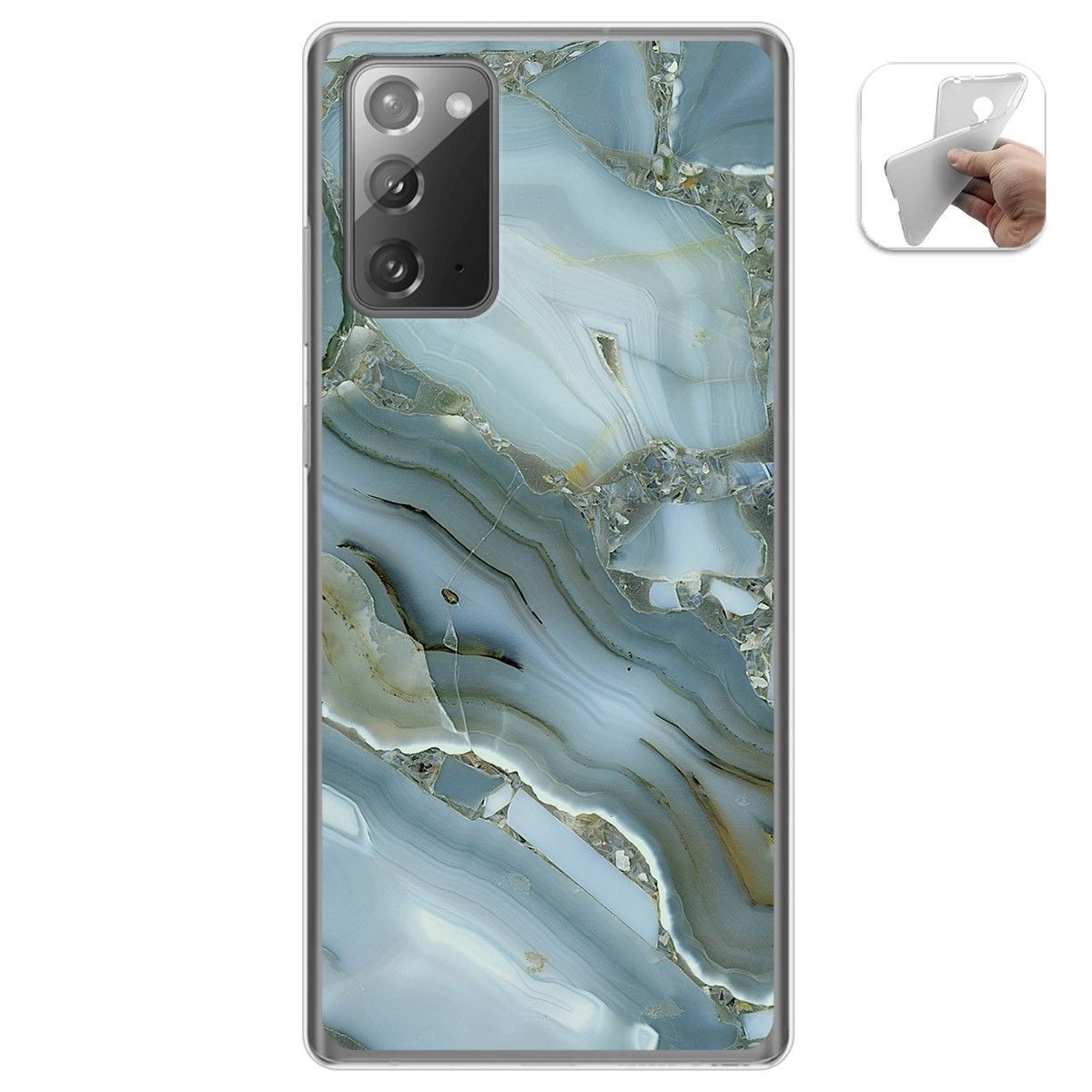 Funda Gel Tpu para Samsung Galaxy Note 20 diseño Mármol 09 Dibujos