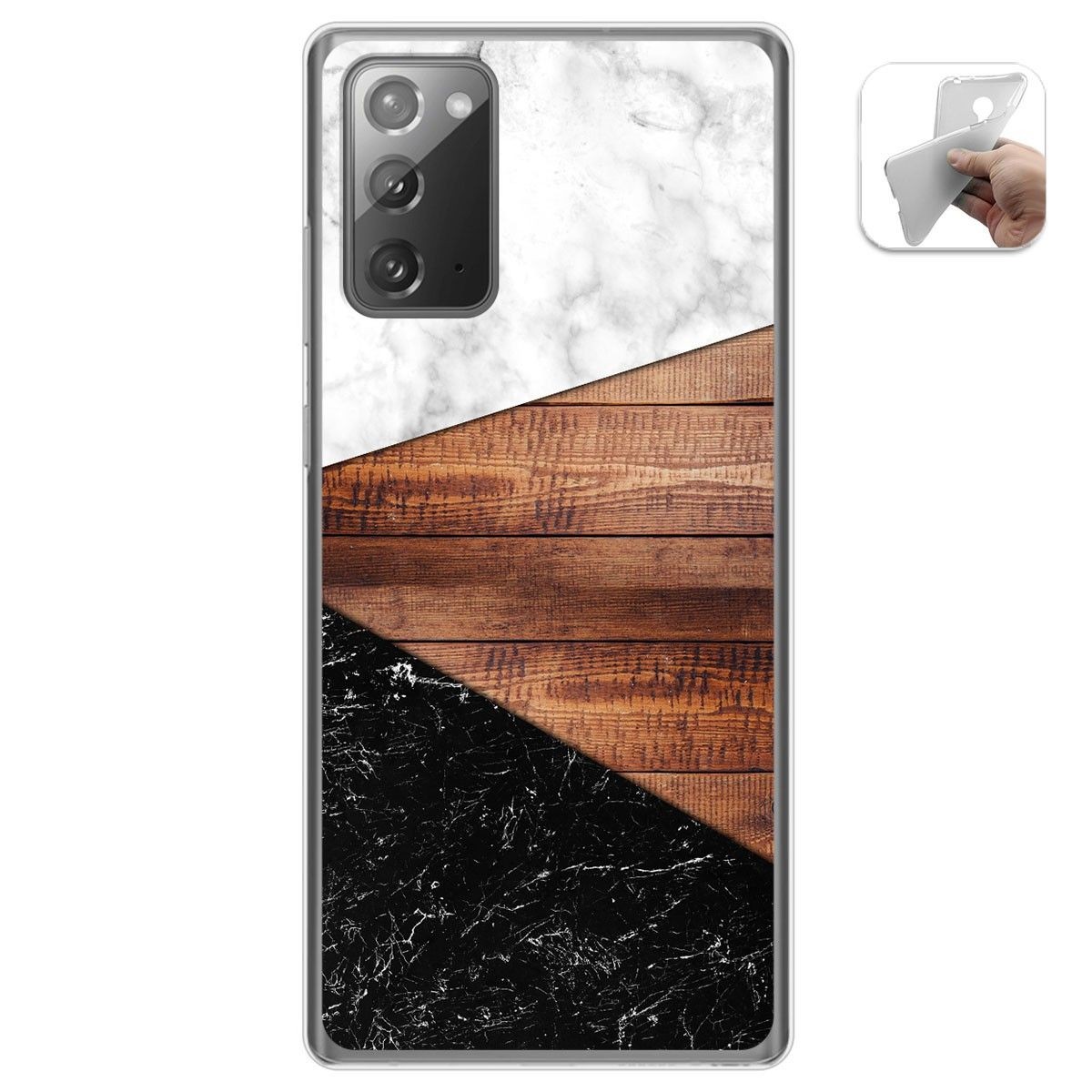 Funda Gel Tpu para Samsung Galaxy Note 20 diseño Mármol 11 Dibujos