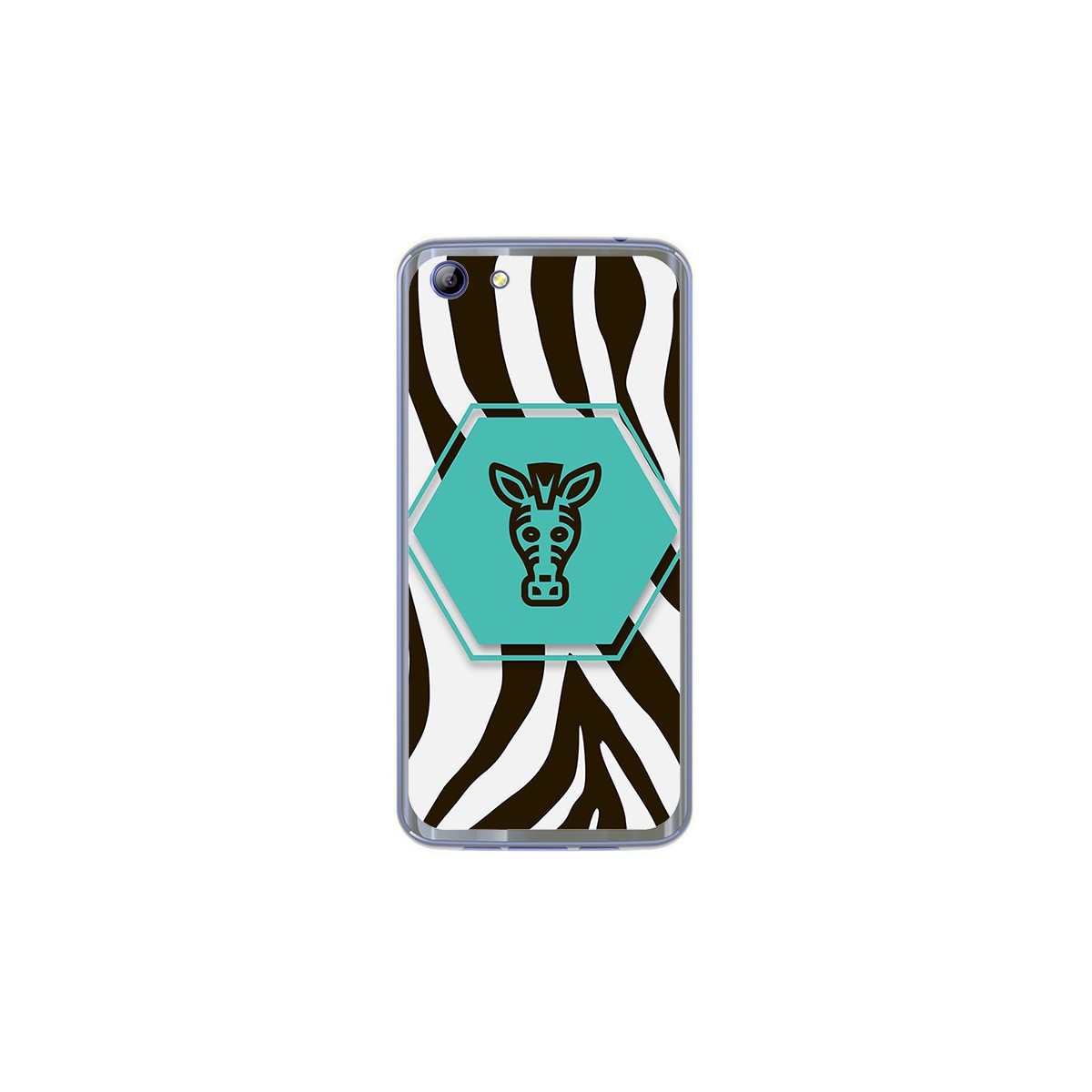 Funda Gel Tpu para Elephone S7 Diseño Cebra Dibujos