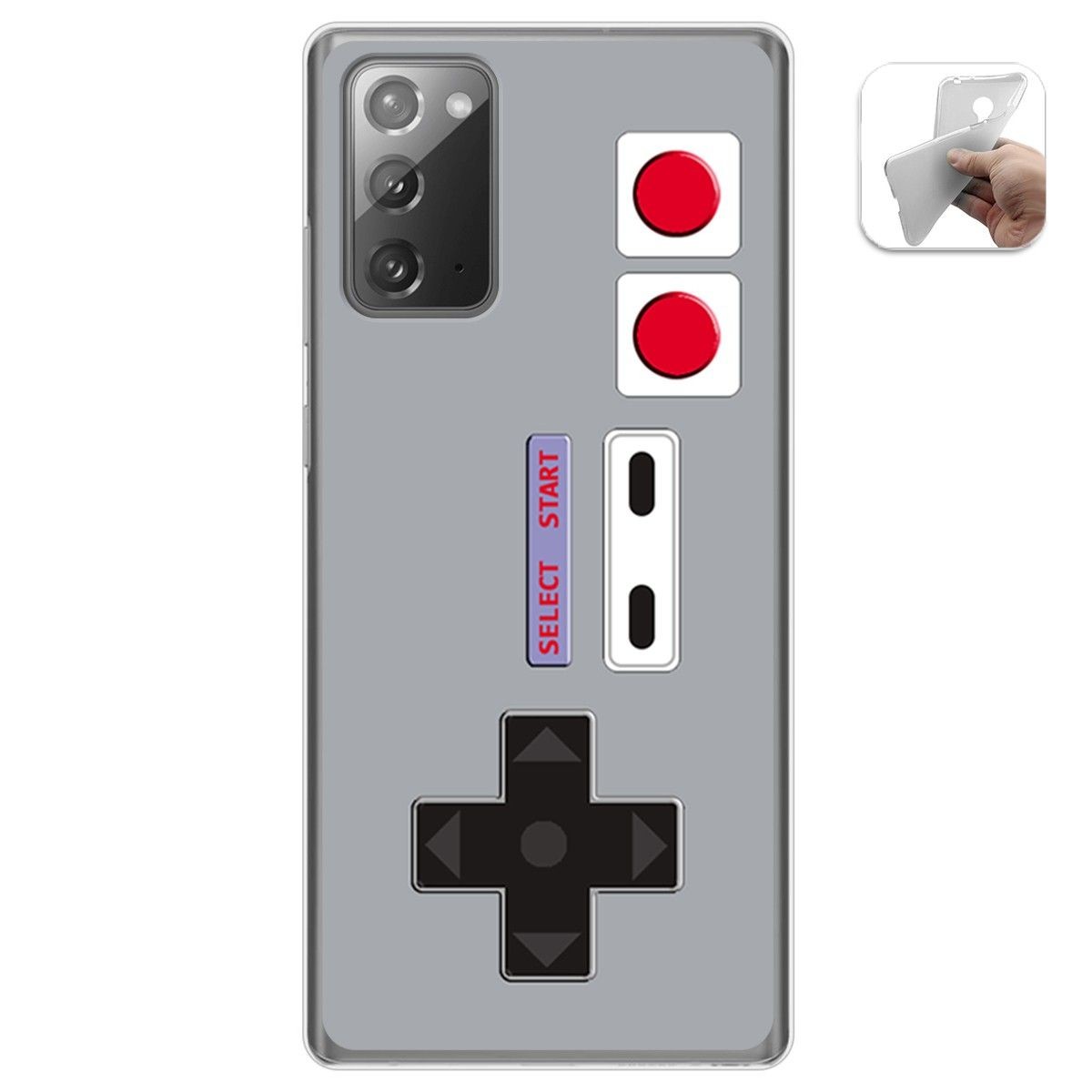 Funda Gel Tpu para Samsung Galaxy Note 20 diseño Consola Dibujos