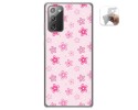 Funda Gel Tpu para Samsung Galaxy Note 20 diseño Flores Dibujos