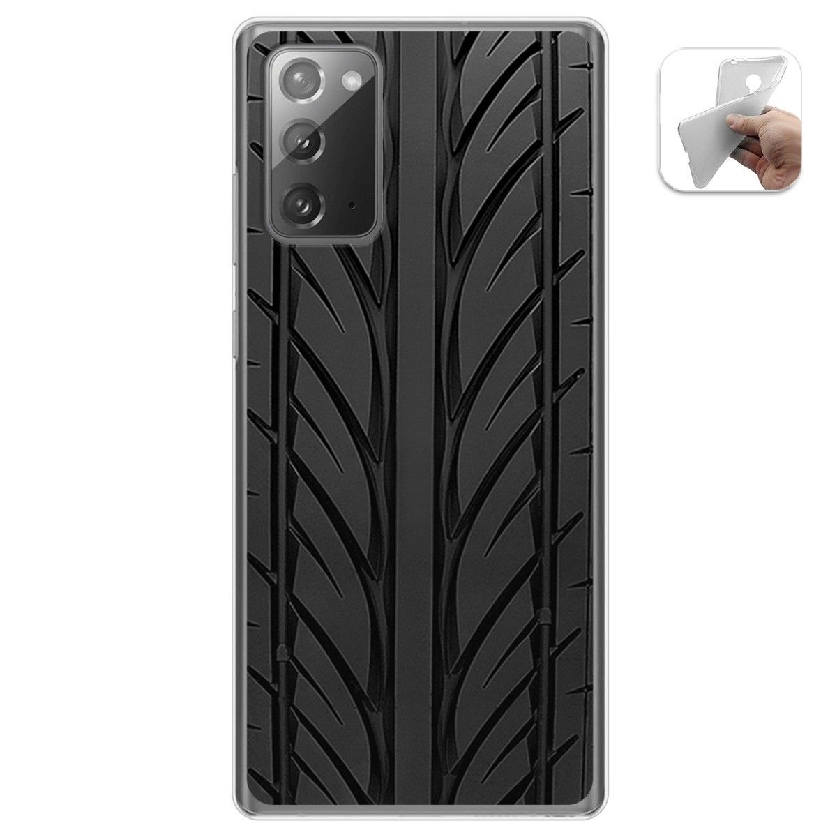 Funda Gel Tpu para Samsung Galaxy Note 20 diseño Neumatico Dibujos