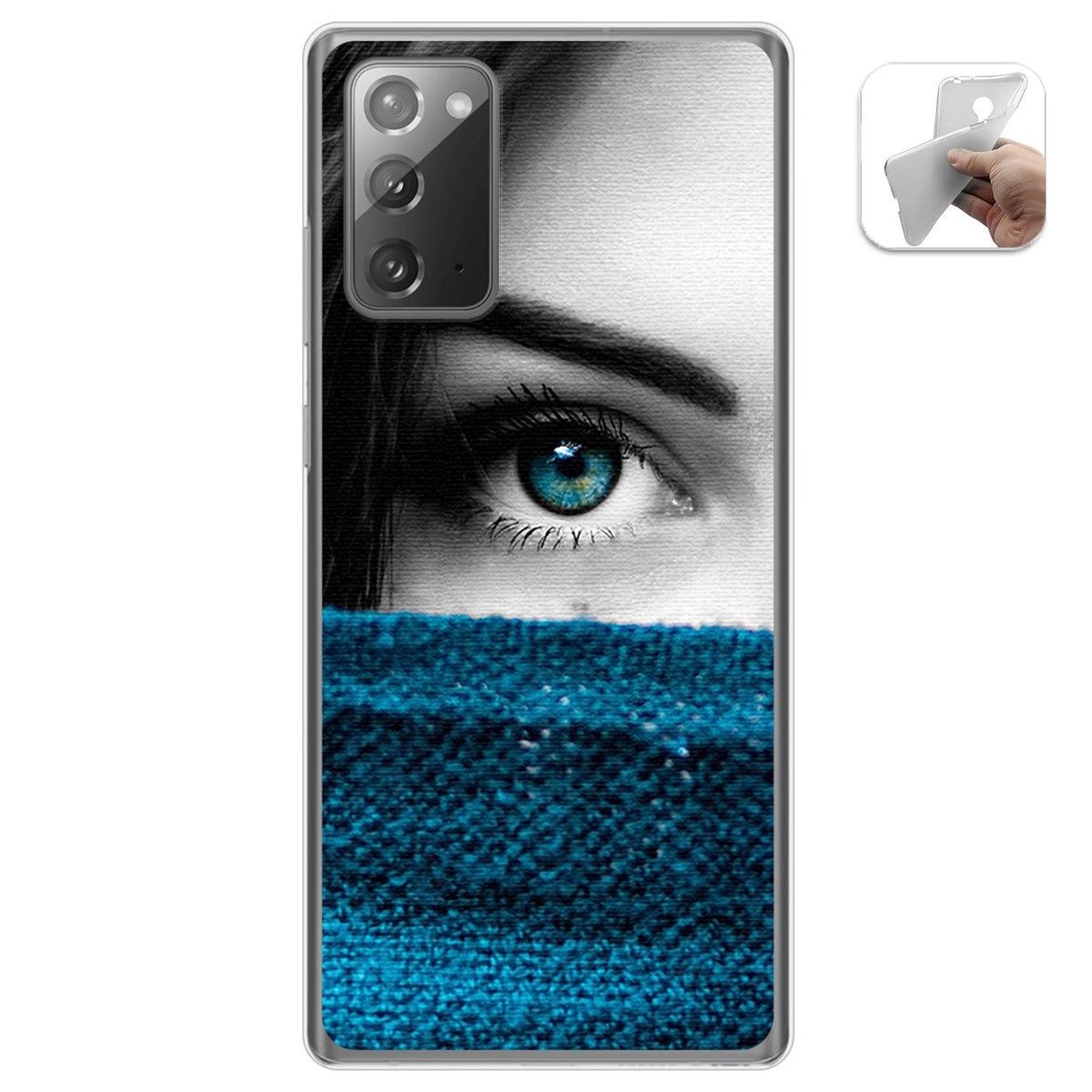 Funda Gel Tpu para Samsung Galaxy Note 20 diseño Ojo Dibujos