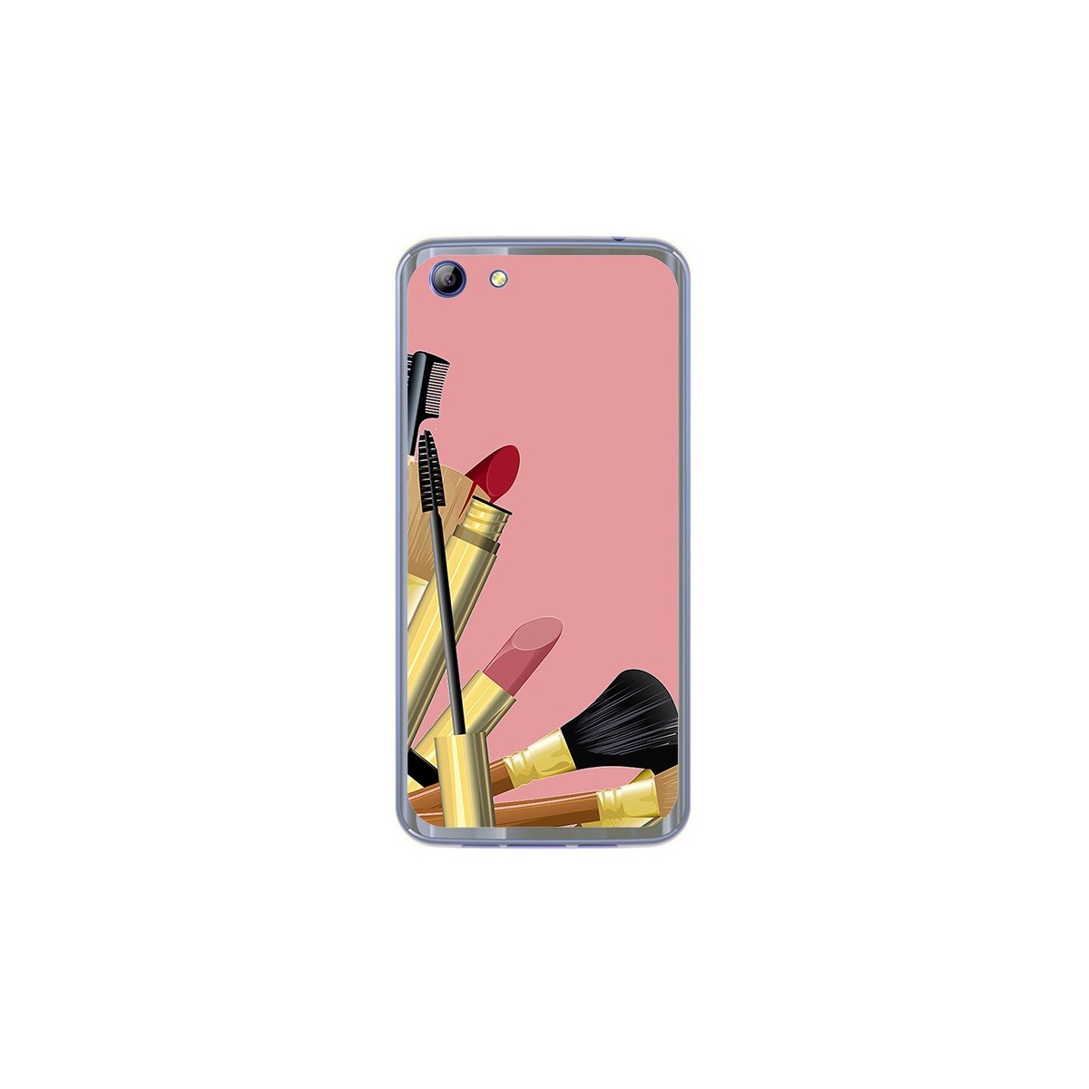 Funda Gel Tpu para Elephone S7 Diseño Brochas Dibujos