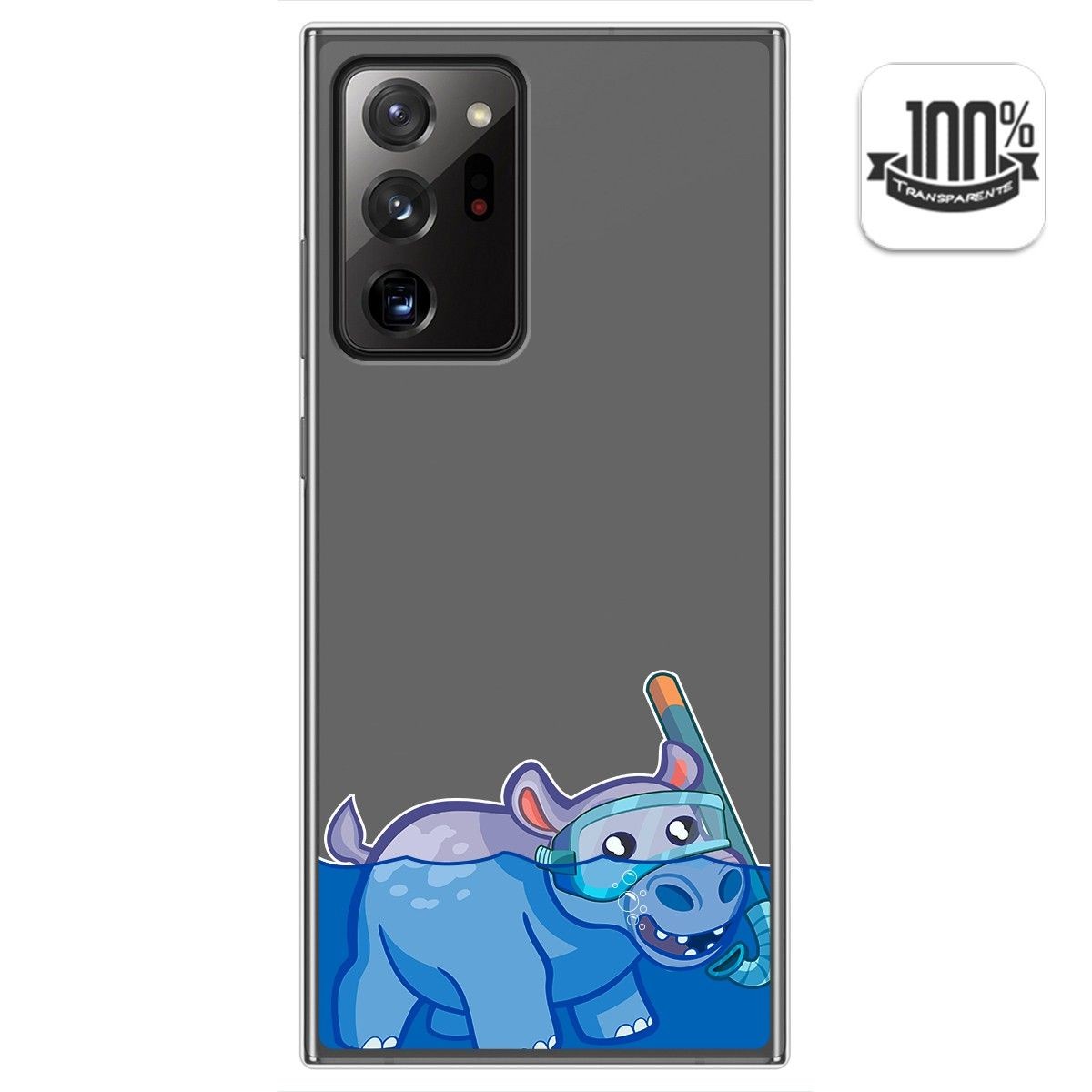 Funda Gel Transparente para Samsung Galaxy Note 20 Ultra diseño Hipo Dibujos