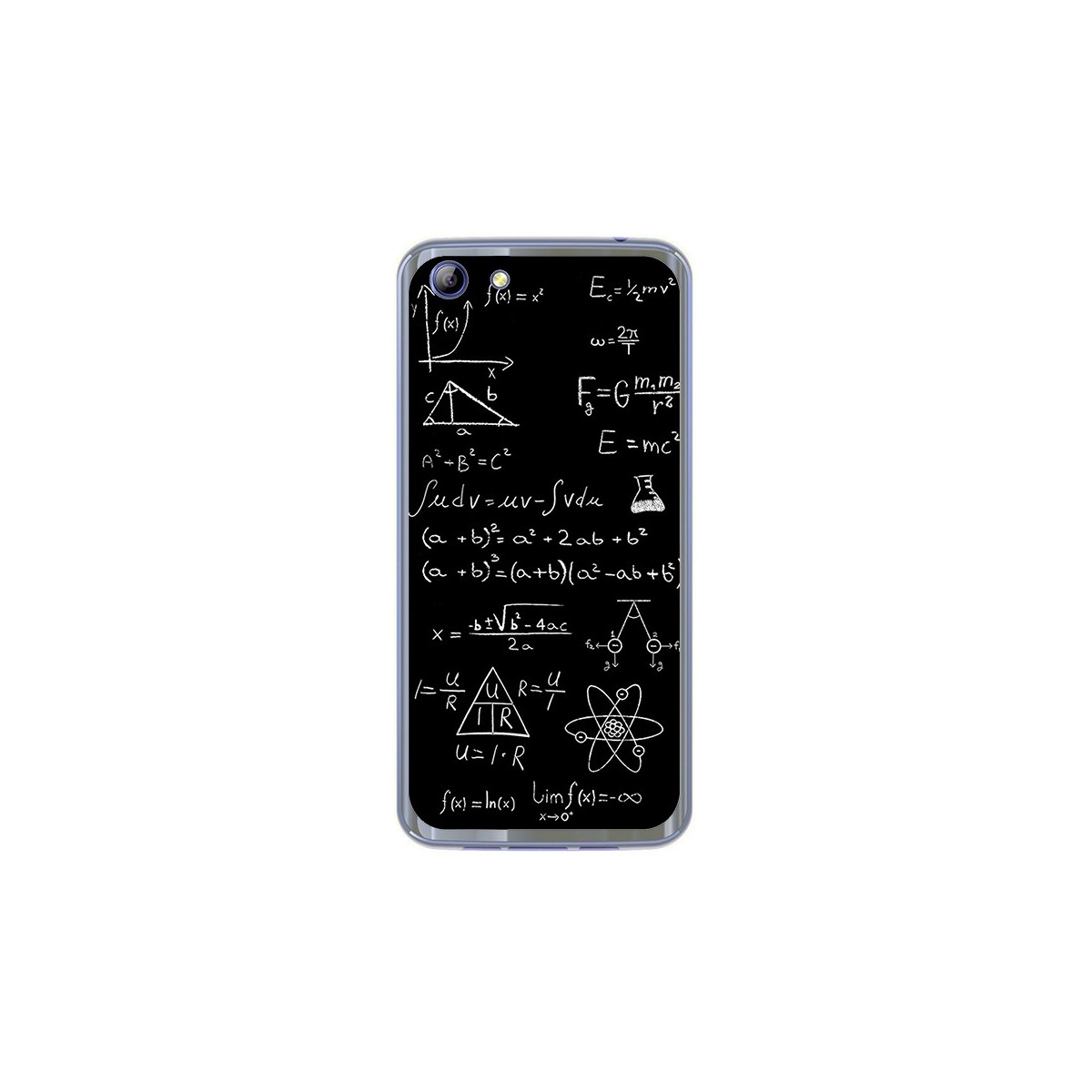 Funda Gel Tpu para Elephone S7 Diseño Formulas Dibujos
