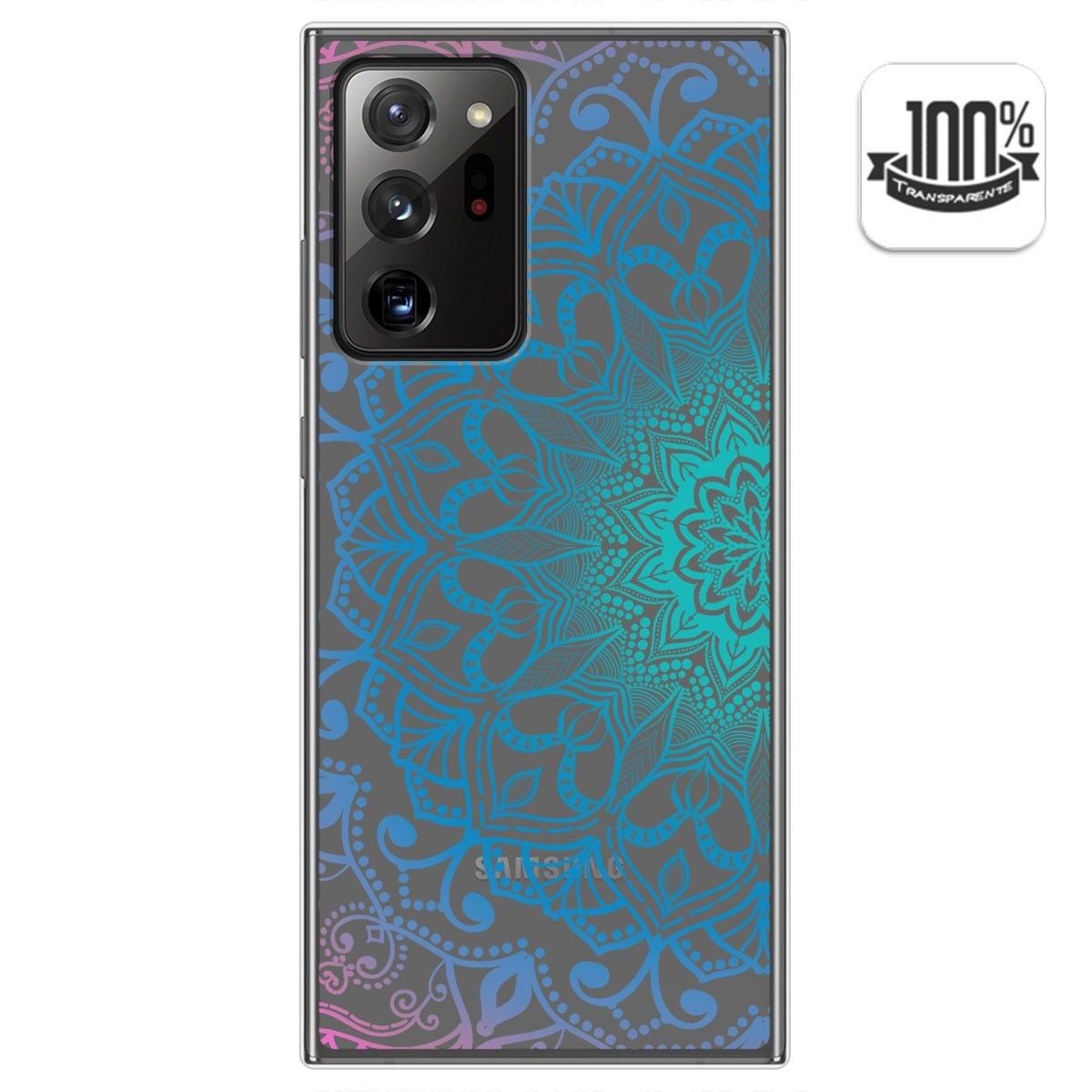Funda Gel Transparente para Samsung Galaxy Note 20 Ultra diseño Mandala Dibujos