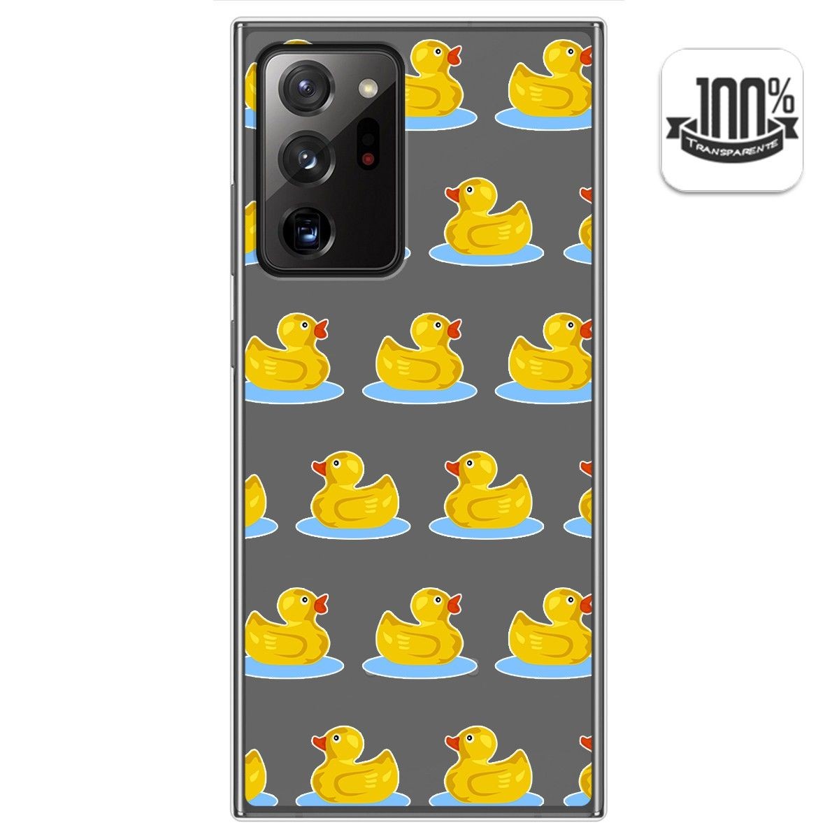 Funda Gel Transparente para Samsung Galaxy Note 20 Ultra diseño Pato Dibujos