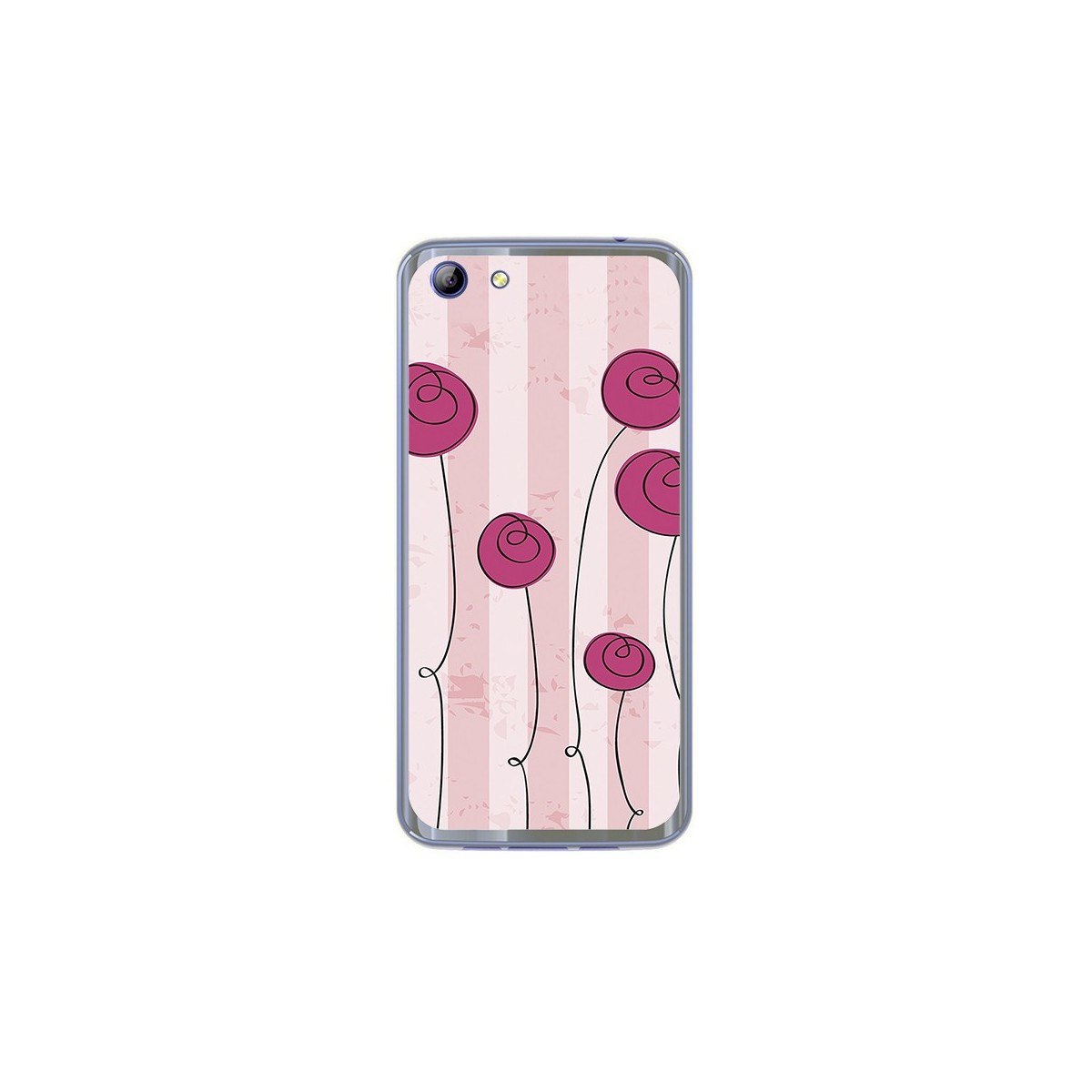 Funda Gel Tpu para Elephone S7 Diseño Flores Vintage Dibujos