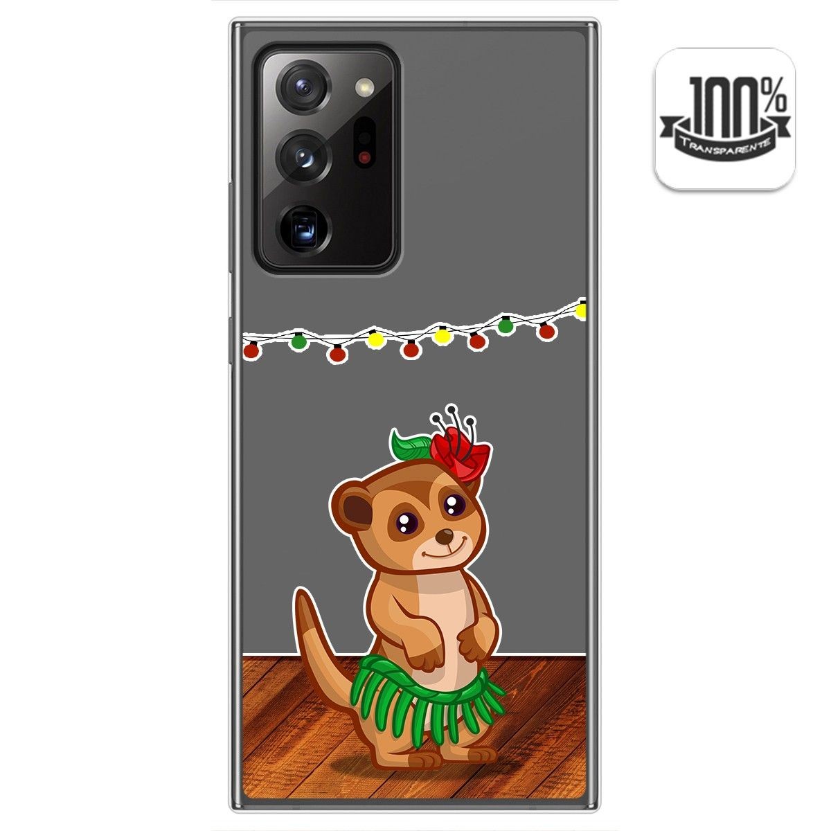 Funda Gel Transparente para Samsung Galaxy Note 20 Ultra diseño Suricata Dibujos