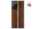 Funda Gel Tpu para Samsung Galaxy Note 20 Ultra diseño Cuero 01 Dibujos
