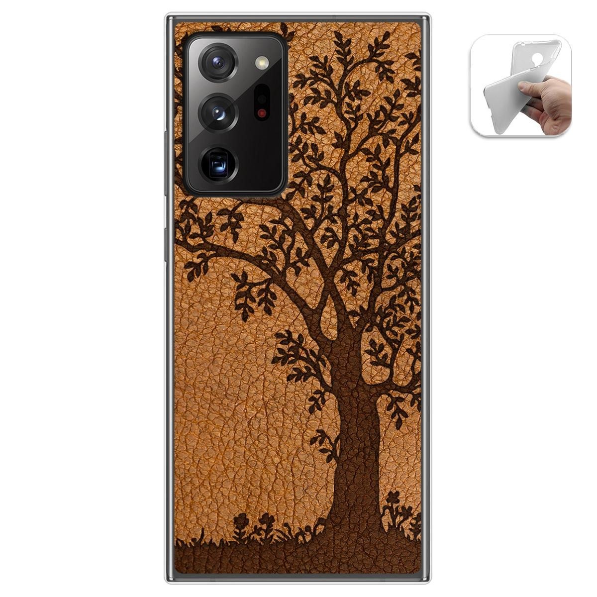 Funda Gel Tpu para Samsung Galaxy Note 20 Ultra diseño Cuero 03 Dibujos