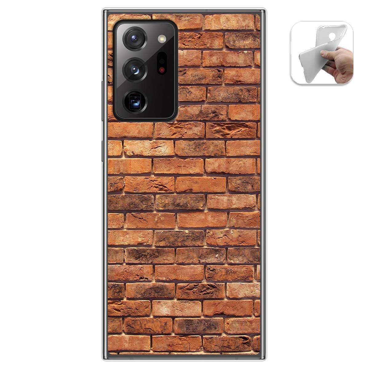 Funda Gel Tpu para Samsung Galaxy Note 20 Ultra diseño Ladrillo 04 Dibujos