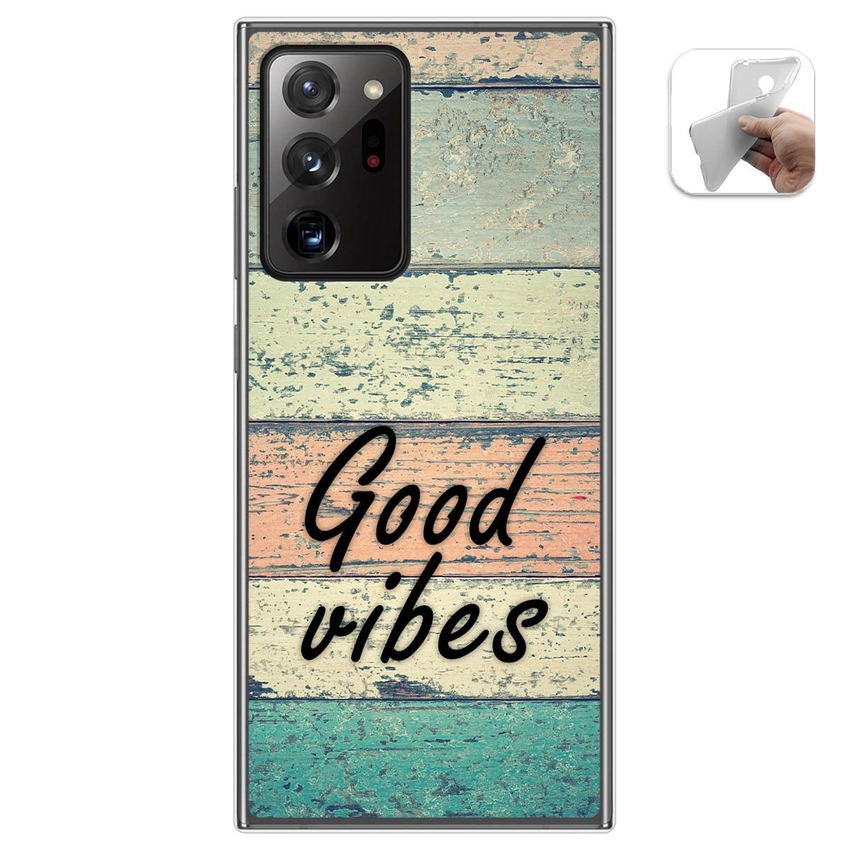 Funda Gel Tpu para Samsung Galaxy Note 20 Ultra diseño Madera 01 Dibujos