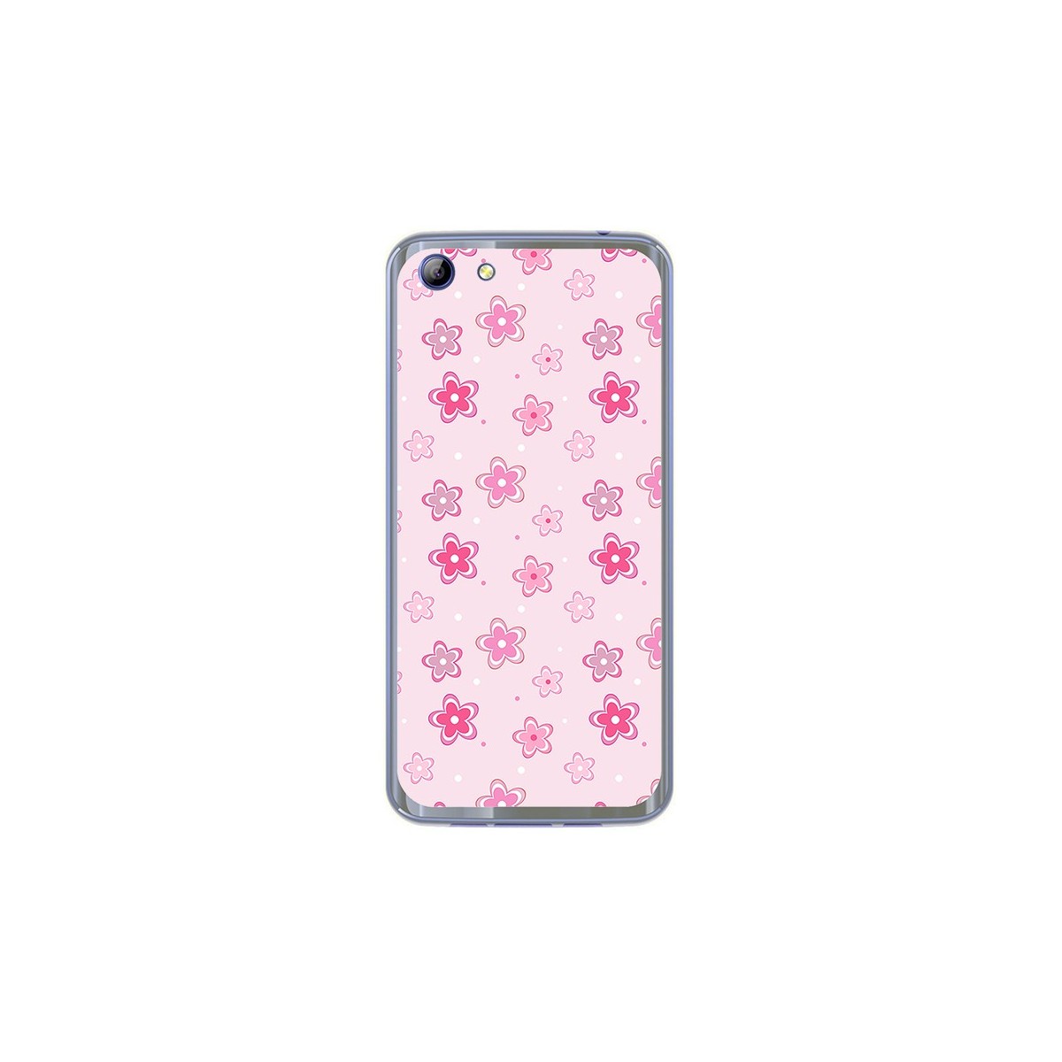 Funda Gel Tpu para Elephone S7 Diseño Flores Dibujos