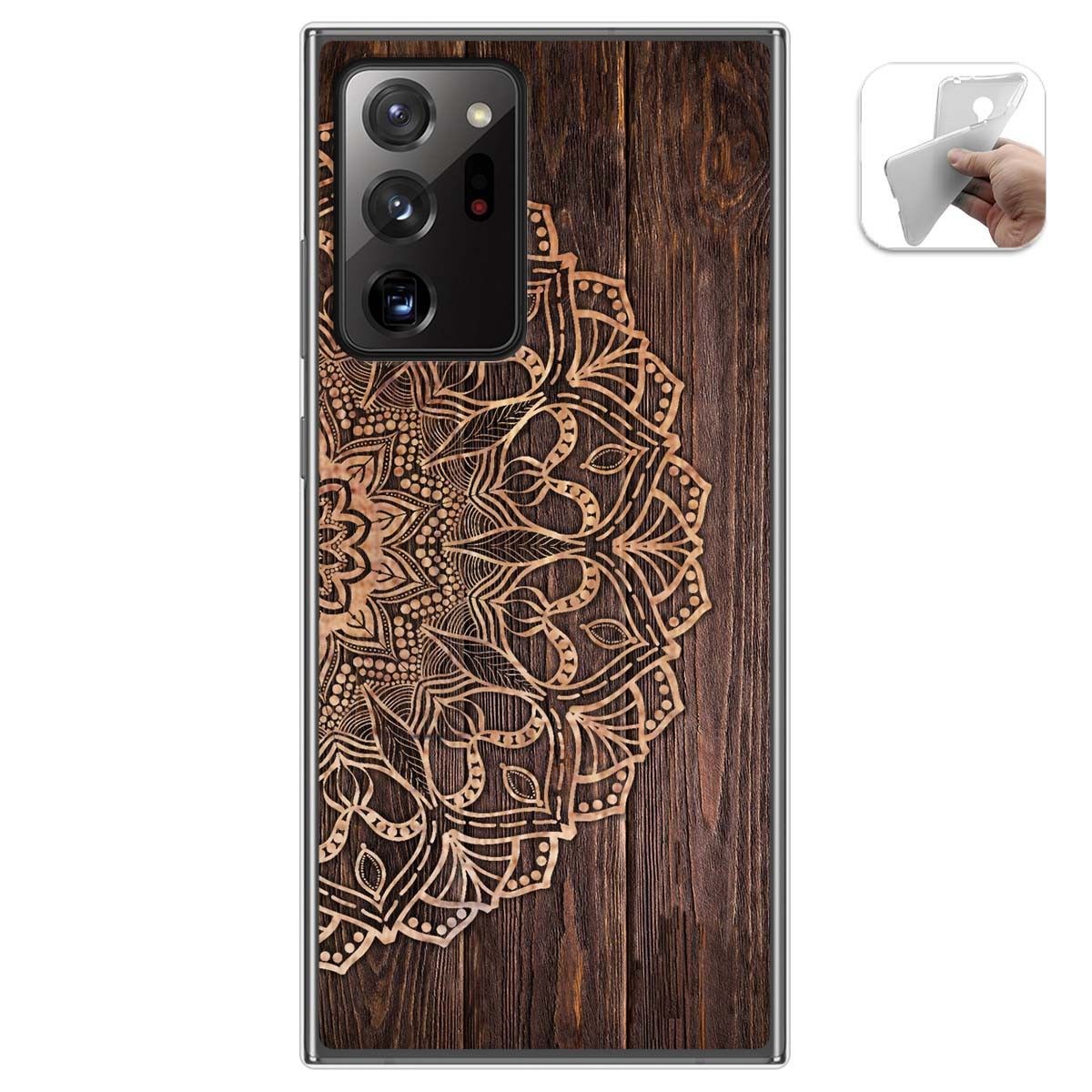 Funda Gel Tpu para Samsung Galaxy Note 20 Ultra diseño Madera 06 Dibujos