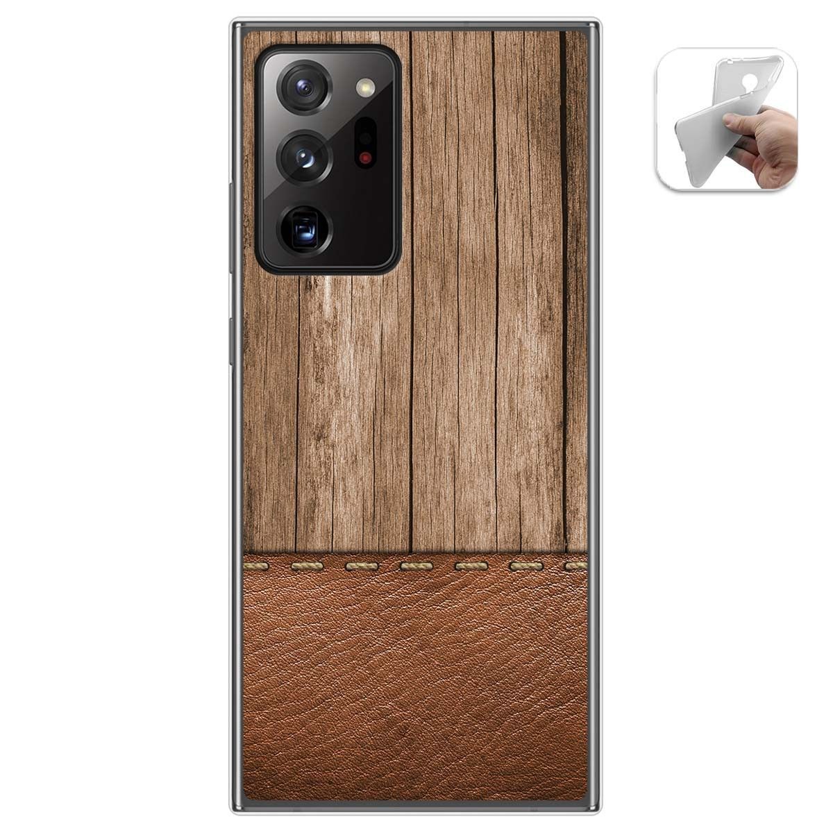 Funda Gel Tpu para Samsung Galaxy Note 20 Ultra diseño Madera 09 Dibujos