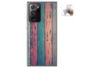 Funda Gel Tpu para Samsung Galaxy Note 20 Ultra diseño Madera 10 Dibujos