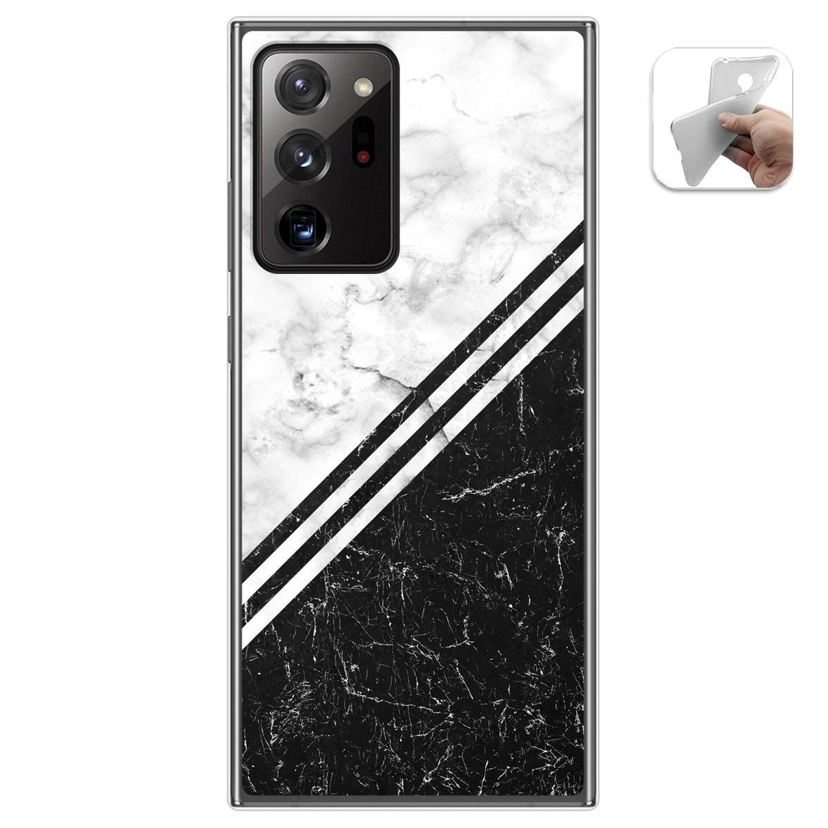 Funda Gel Tpu para Samsung Galaxy Note 20 Ultra diseño Mármol 01 Dibujos