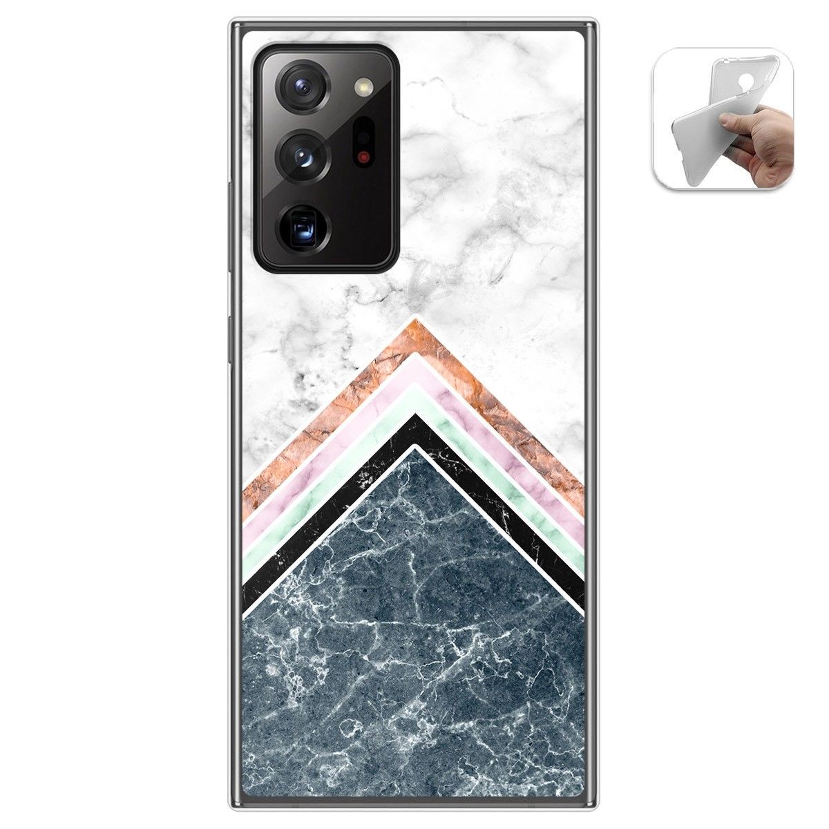 Funda Gel Tpu para Samsung Galaxy Note 20 Ultra diseño Mármol 05 Dibujos