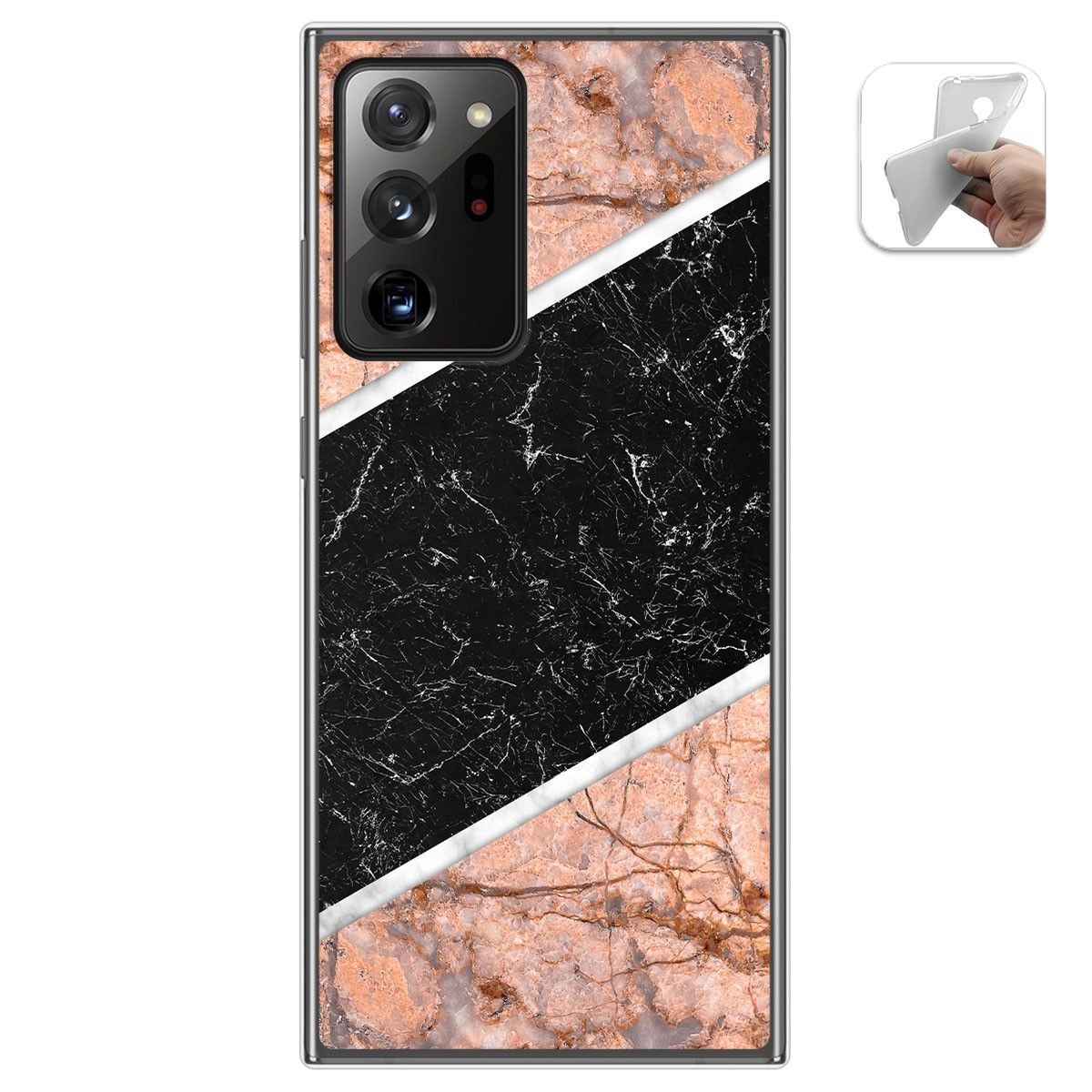 Funda Gel Tpu para Samsung Galaxy Note 20 Ultra diseño Mármol 07 Dibujos