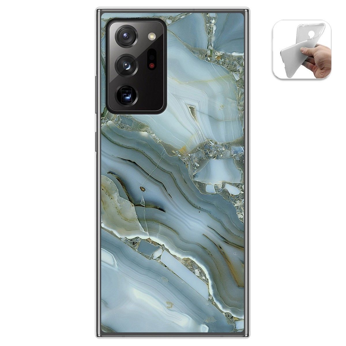 Funda Gel Tpu para Samsung Galaxy Note 20 Ultra diseño Mármol 09 Dibujos