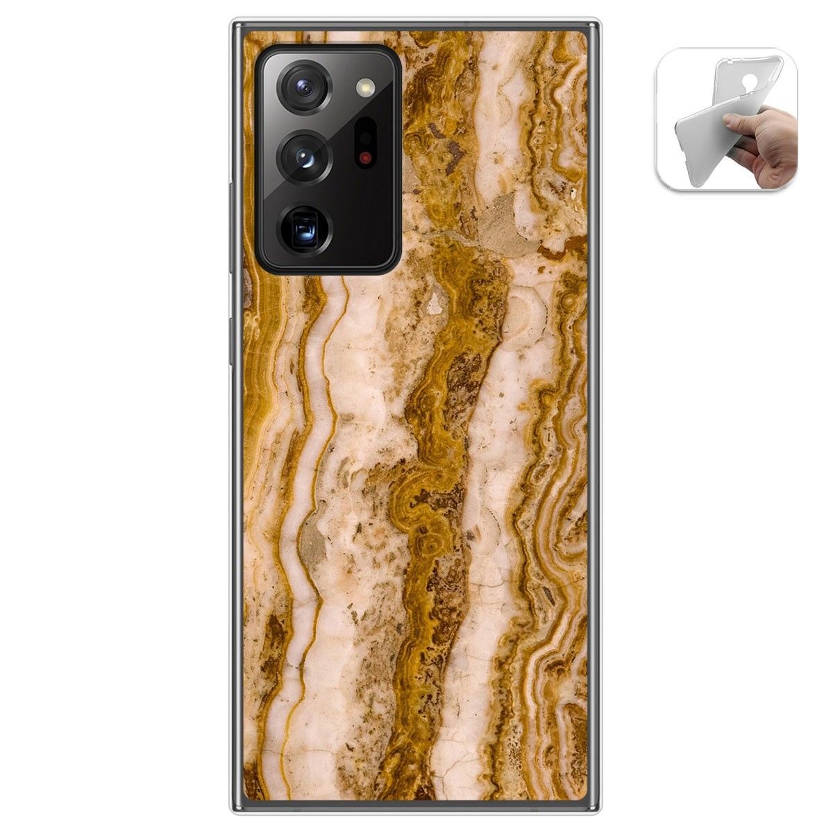 Funda Gel Tpu para Samsung Galaxy Note 20 Ultra diseño Mármol 10 Dibujos