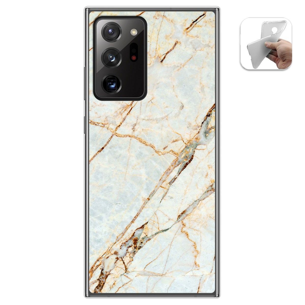 Funda Gel Tpu para Samsung Galaxy Note 20 Ultra diseño Mármol 13 Dibujos