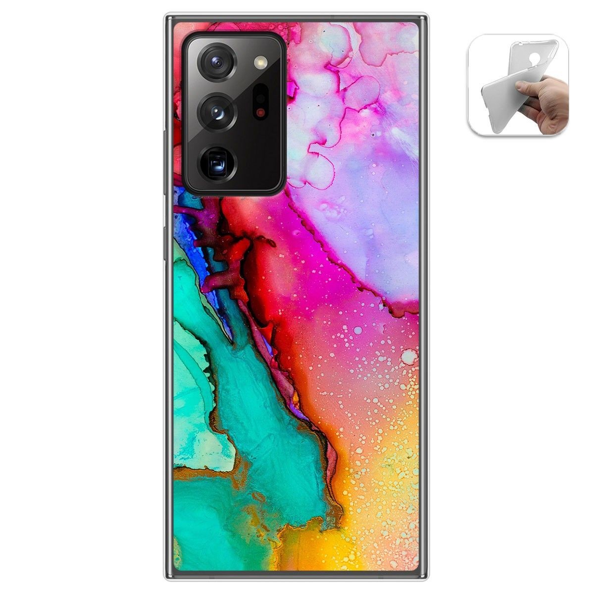 Funda Gel Tpu para Samsung Galaxy Note 20 Ultra diseño Mármol 15 Dibujos