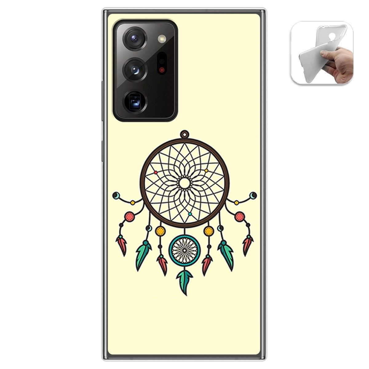 Funda Gel Tpu para Samsung Galaxy Note 20 Ultra diseño Atrapasueños Dibujos