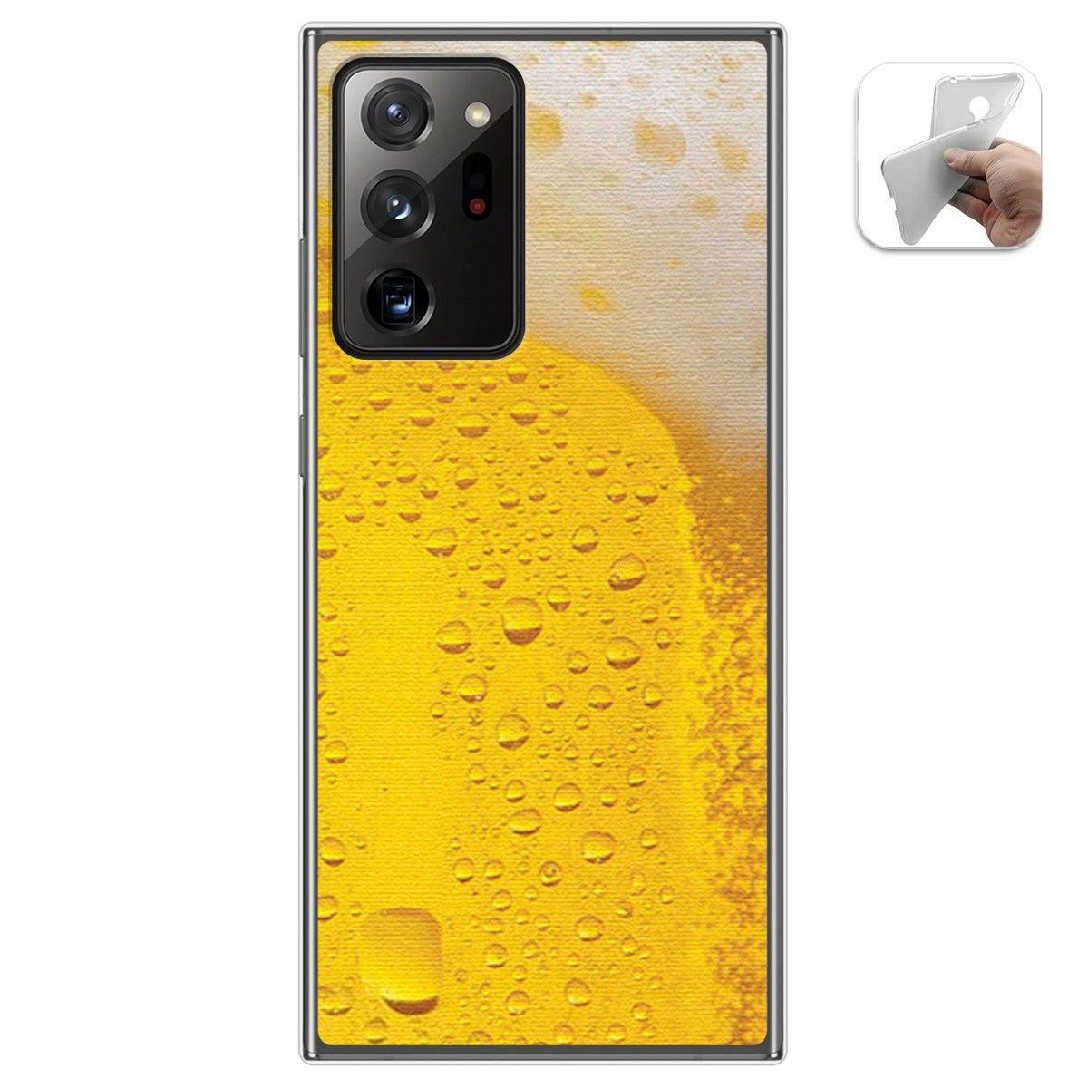 Funda Gel Tpu para Samsung Galaxy Note 20 Ultra diseño Cerveza Dibujos