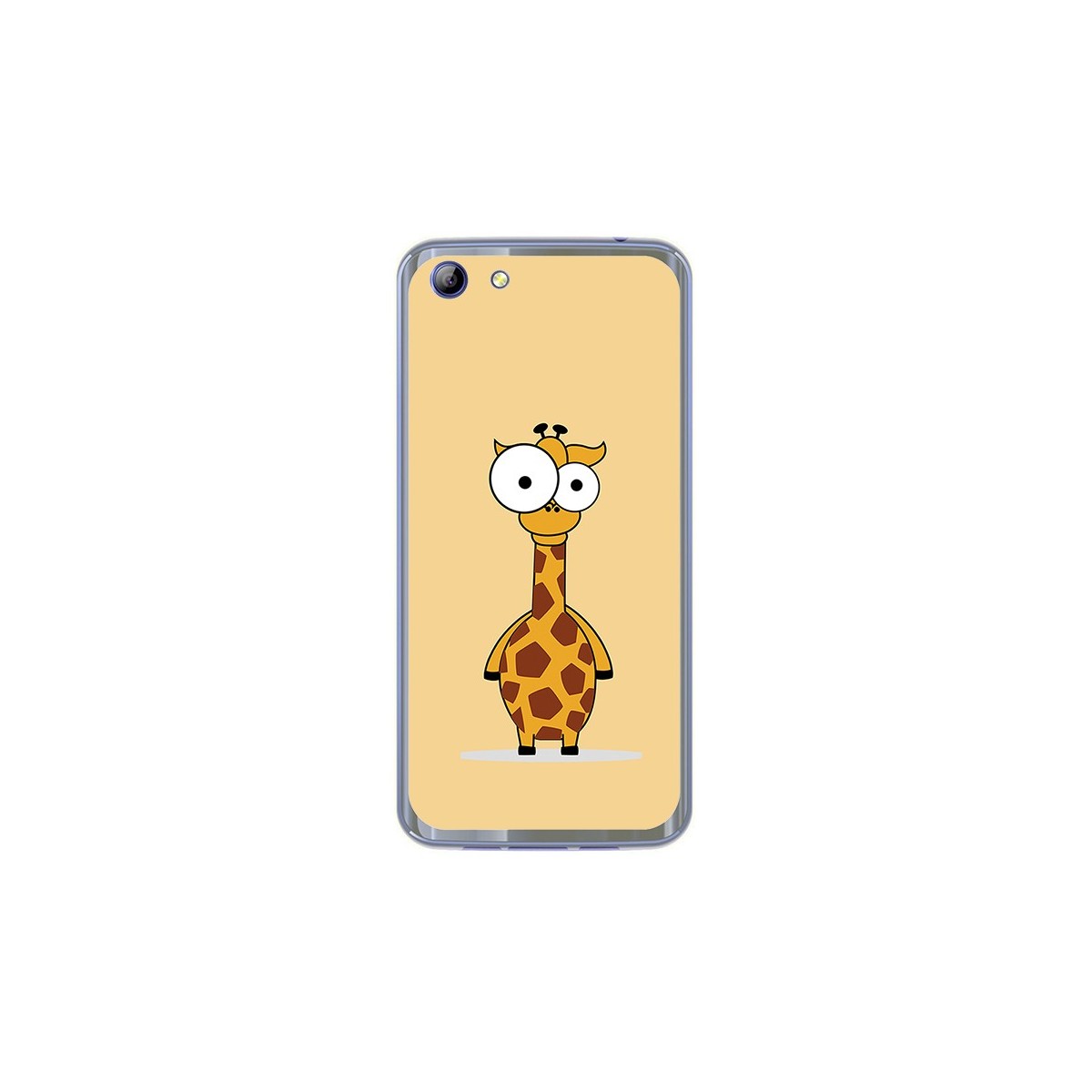 Funda Gel Tpu para Elephone S7 Diseño Jirafa Dibujos