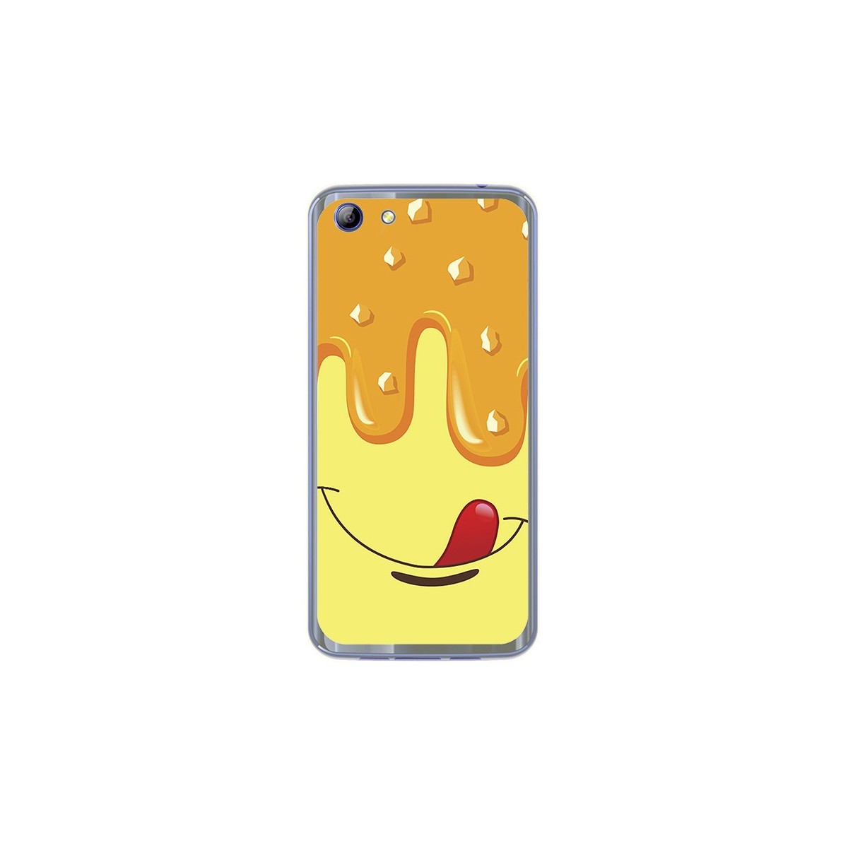 Funda Gel Tpu para Elephone S7 Diseño Helado Vainilla Dibujos