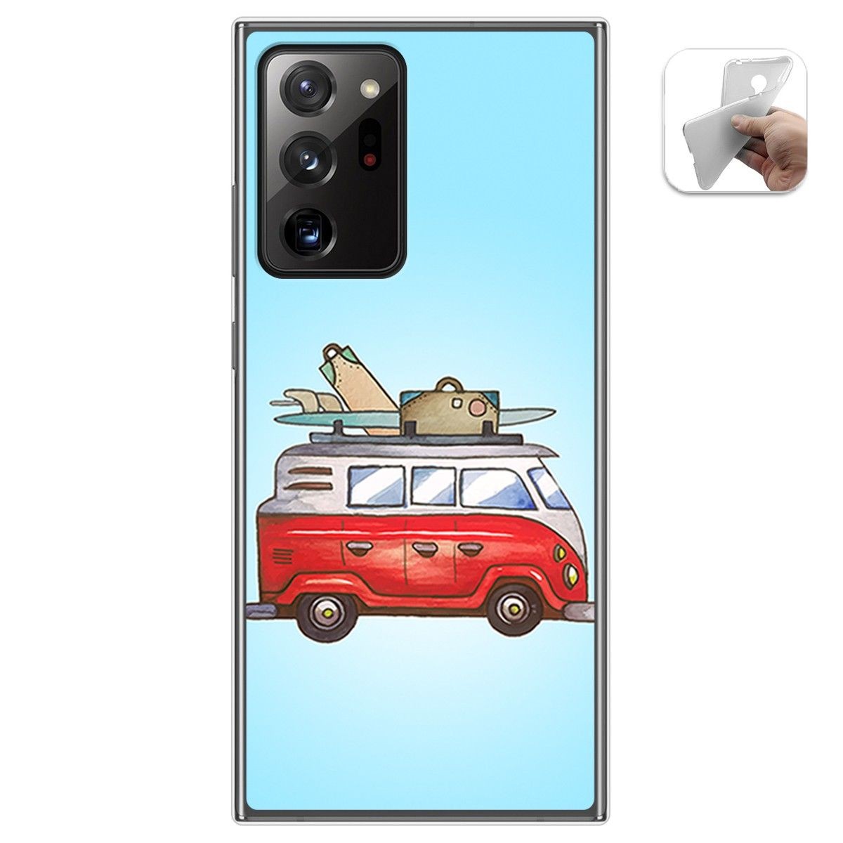 Funda Gel Tpu para Samsung Galaxy Note 20 Ultra diseño Furgoneta Dibujos