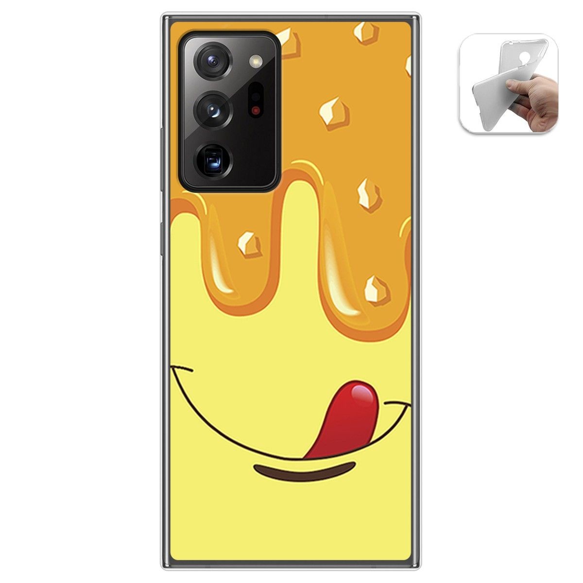 Funda Gel Tpu para Samsung Galaxy Note 20 Ultra diseño Helado Vainilla Dibujos