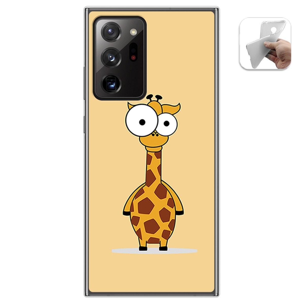 Funda Gel Tpu para Samsung Galaxy Note 20 Ultra diseño Jirafa Dibujos
