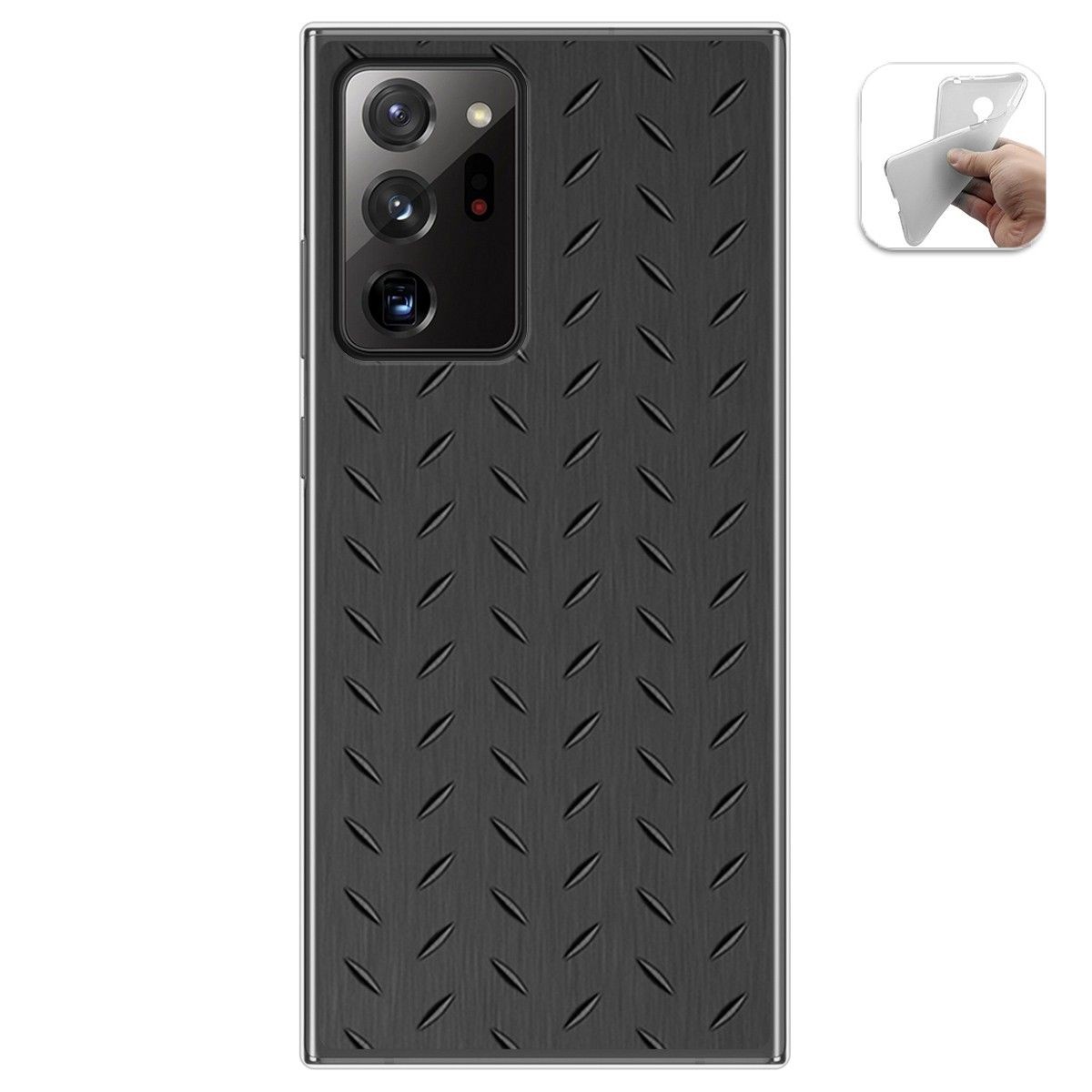 Funda Gel Tpu para Samsung Galaxy Note 20 Ultra diseño Metal Dibujos