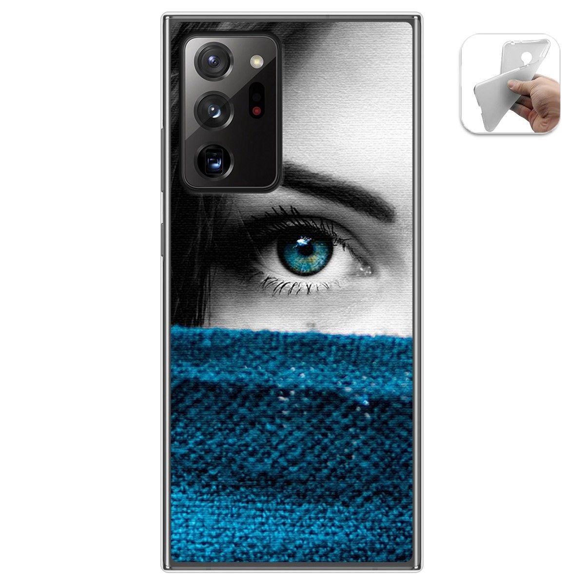 Funda Gel Tpu para Samsung Galaxy Note 20 Ultra diseño Ojo Dibujos