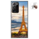 Funda Gel Tpu para Samsung Galaxy Note 20 Ultra diseño Paris Dibujos