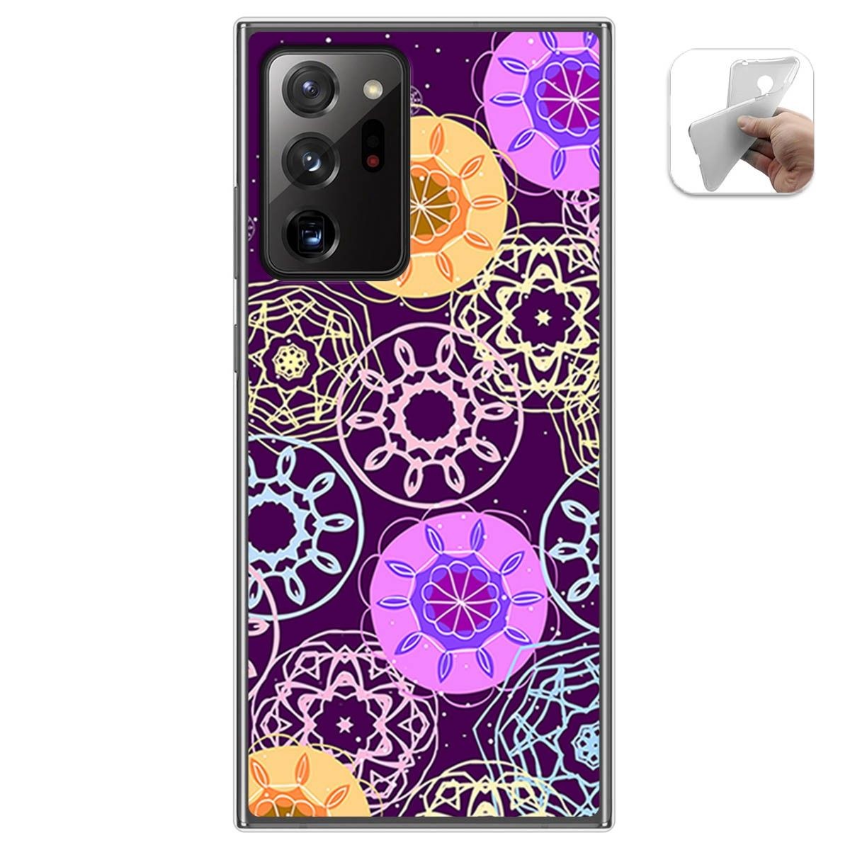 Funda Gel Tpu para Samsung Galaxy Note 20 Ultra diseño Radial Dibujos