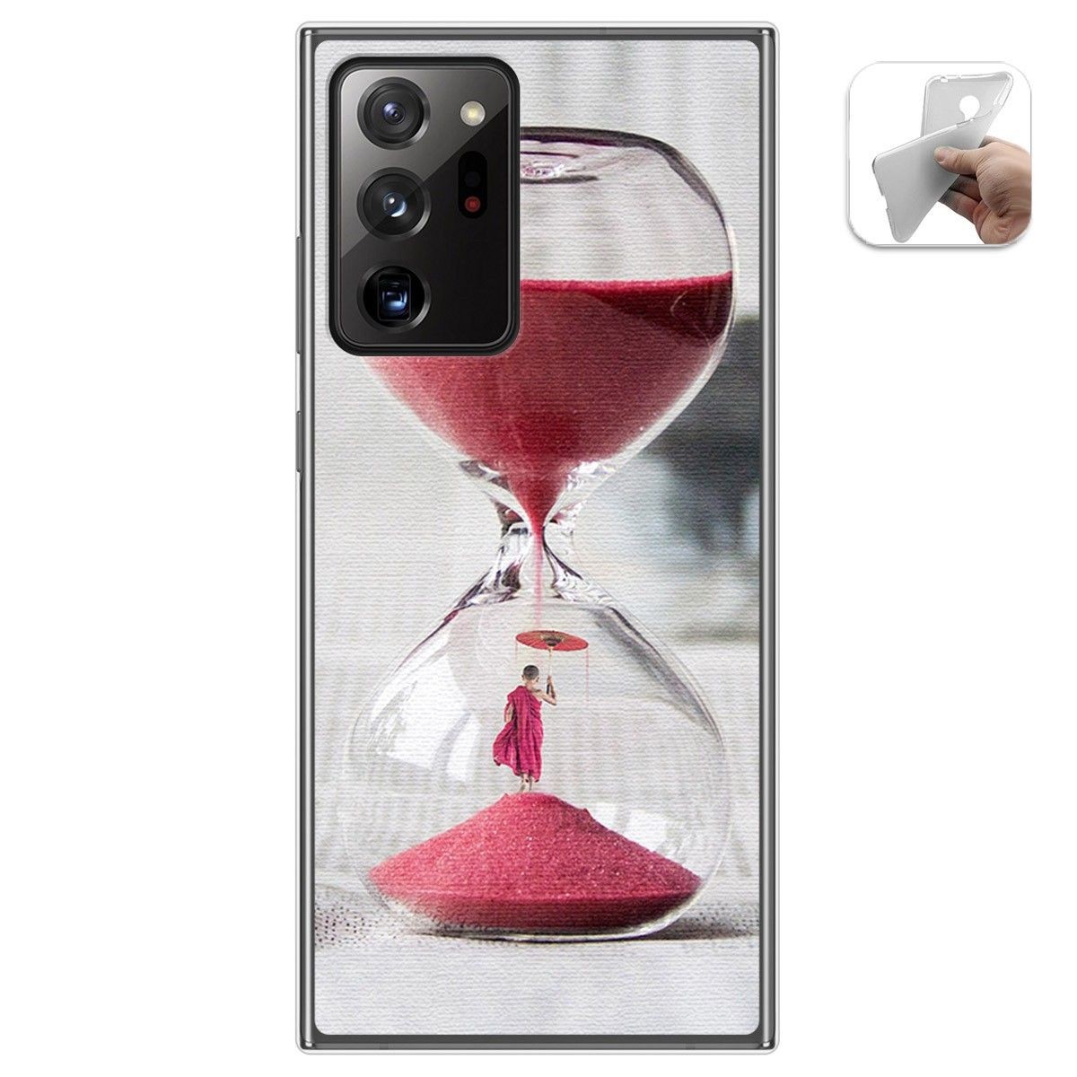 Funda Gel Tpu para Samsung Galaxy Note 20 Ultra diseño Reloj Dibujos