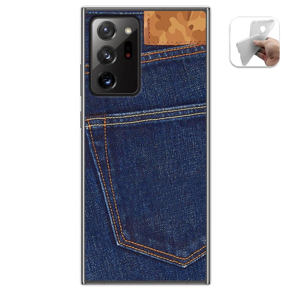 Funda Gel Tpu para Samsung Galaxy Note 20 Ultra diseño Vaquero Dibujos