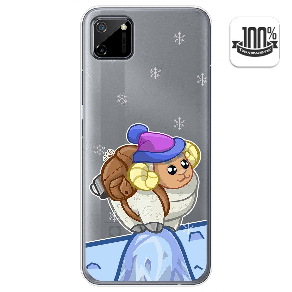 Funda Gel Transparente para Realme C11 diseño Cabra Dibujos