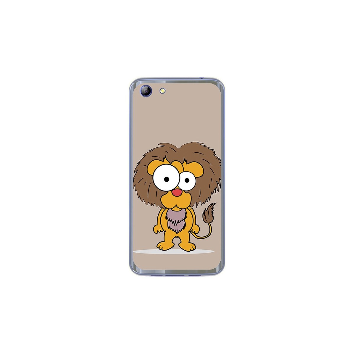 Funda Gel Tpu para Elephone S7 Diseño Leon Dibujos