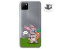 Funda Gel Transparente para Realme C11 diseño Conejo Dibujos