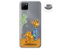 Funda Gel Transparente para Realme C11 diseño Jirafa Dibujos