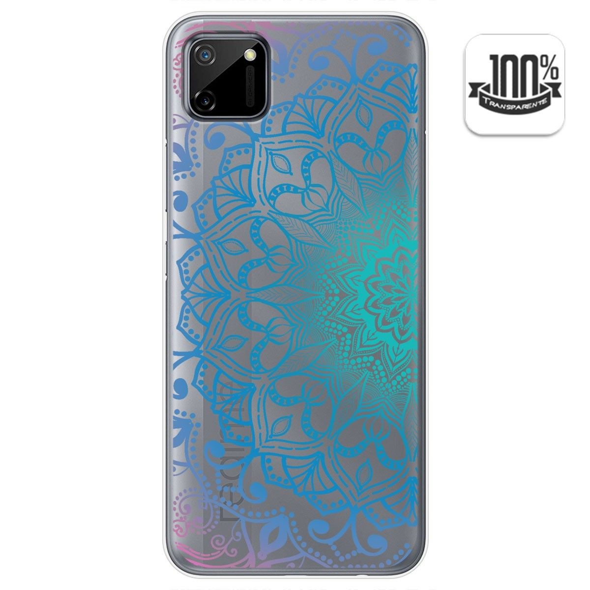 Funda Gel Transparente para Realme C11 diseño Mandala Dibujos
