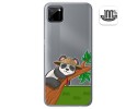 Funda Gel Transparente para Realme C11 diseño Panda Dibujos