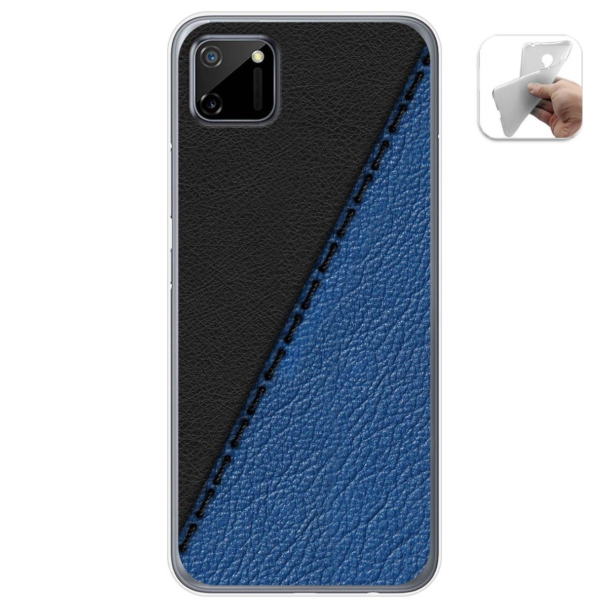 Funda Gel Tpu para Realme C11 diseño Cuero 02 Dibujos