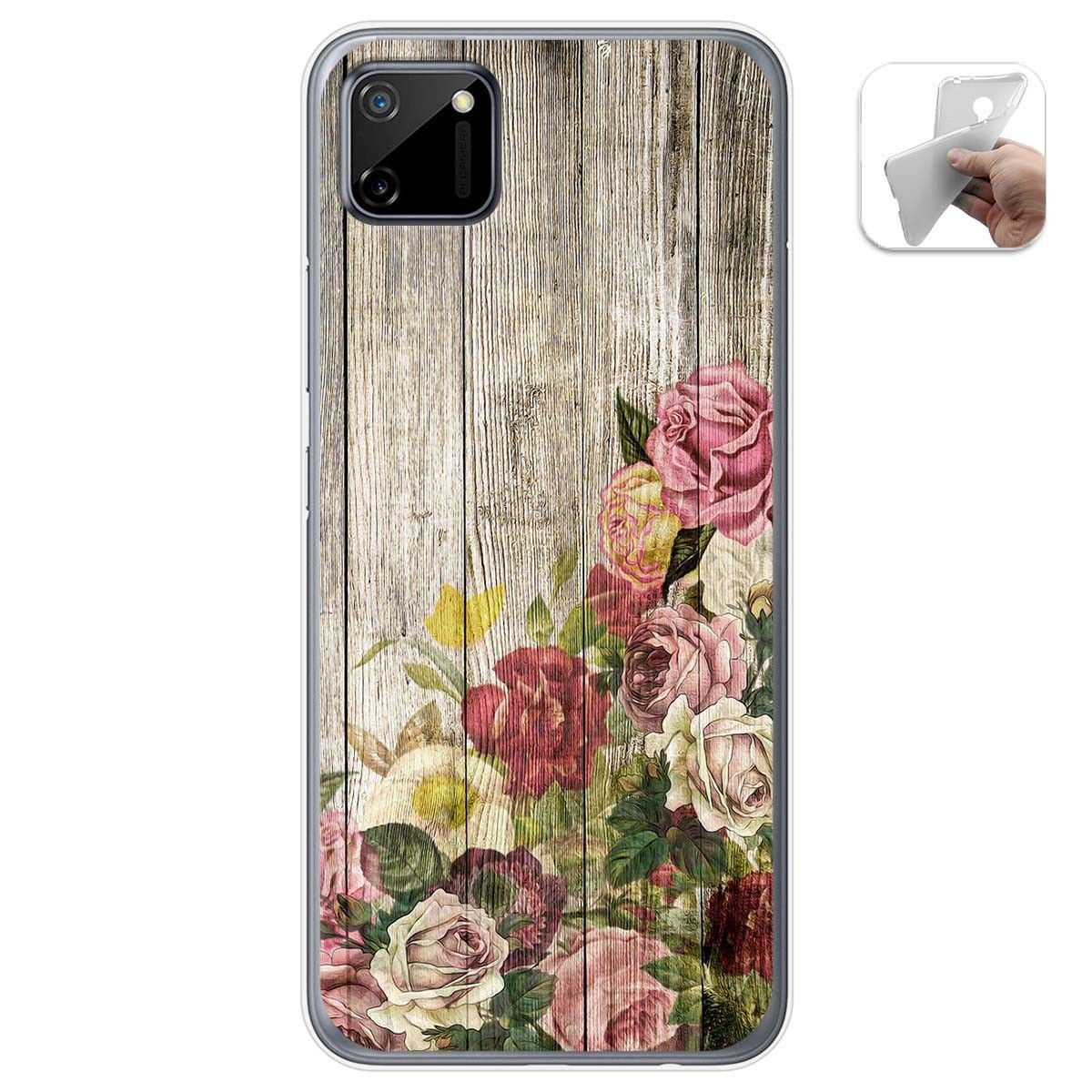 Funda Gel Tpu para Realme C11 diseño Madera 08 Dibujos